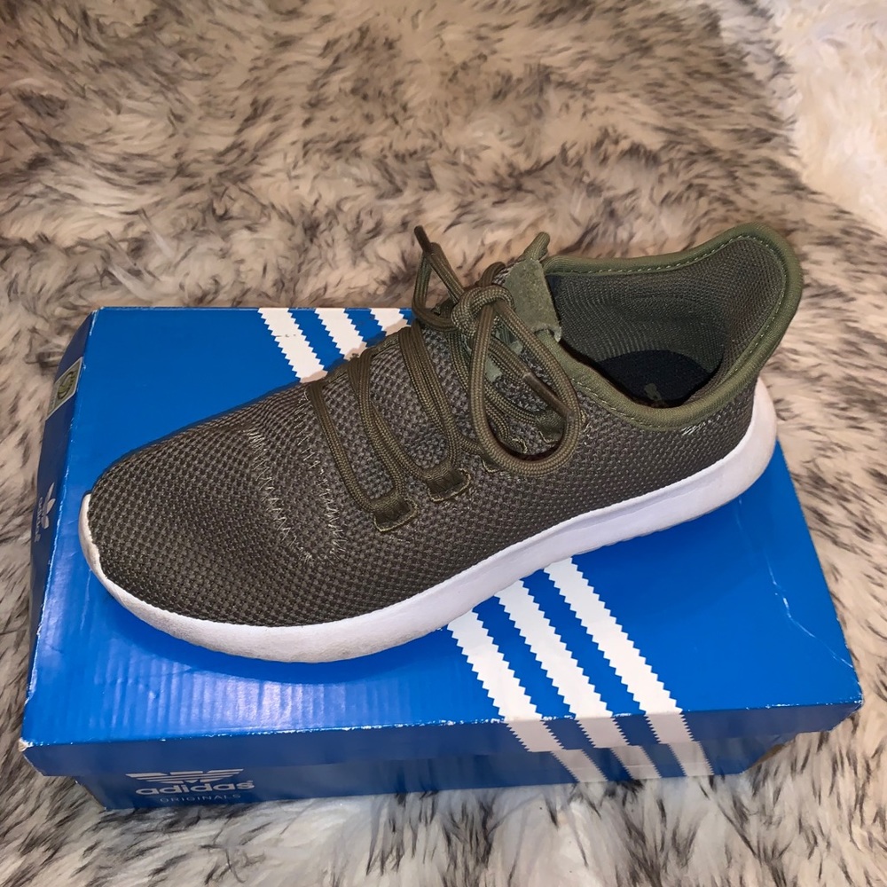 Adidas Turbular Shadow Knit - Olive Green
